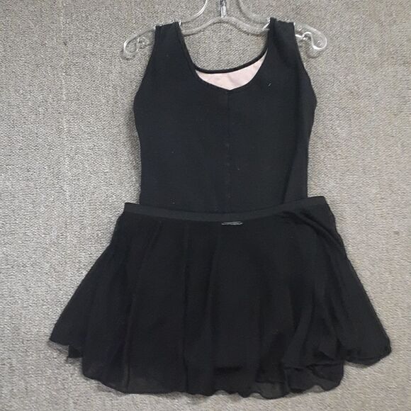 2 pc bundle of Mirella leotards and see thru black dance skirt - Picture 4 of 8